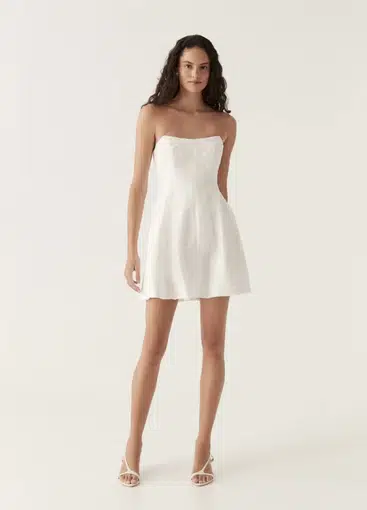 acka jacquard mini dress（white） Shop the Belle Enchante Jacquard