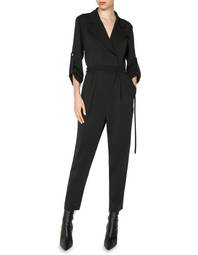 Cue Trench Tapered Jumpsuit Black Size 8