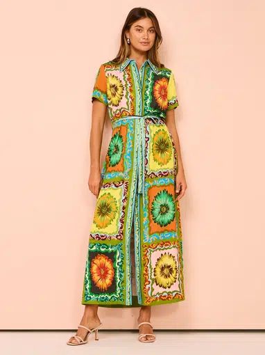 Disco Daisy Shirtdress main image 1