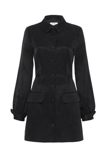 Inez Button Down Mini Dress
