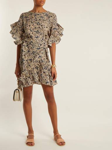 Tag fat Galaxy komme ud for Isabel Marant Etoile Delicia - Floral Mini Dress