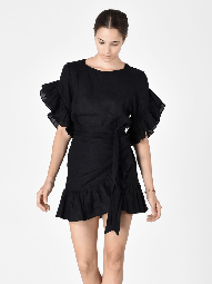 Isabel Marant Etoile Delicia - Black Mini Dress