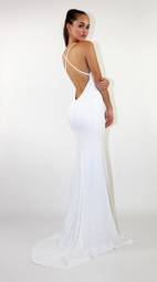 Studio Minc White Goddess dress- Size 6-8