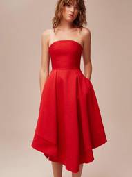 C/meo Collective Making Waves Dress Red size 10
