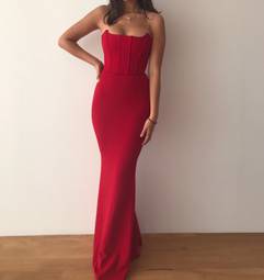 Zachary The Label Elvira Gown Red Size XS