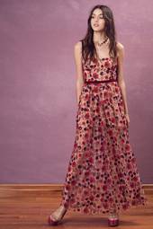 FOR LOVE AND LEMONS BEATRICE STRAPPY MAXI DRESS BOUQUET size 6
