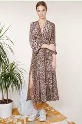RIXO - Camellia Leopard Dress size 12