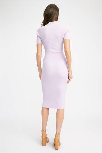 KOOKAI - LOLA POLO KNIT DRESS LILAC 