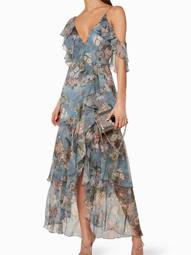 Nicholas Arielle floral wrap dress size 10