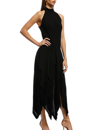 Kitx Solemn Halter Dress black size 10
