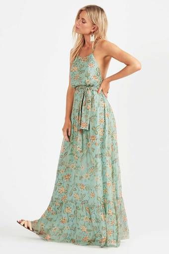 Tigerlily Persi Silk Maxi Dress