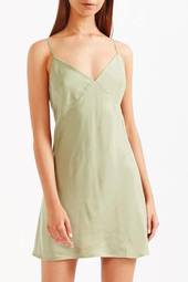 Melina Slip Dress Olive Size 14