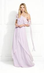 Rachel Zoe Susanna Chiffon Gown in Lilac Size 8