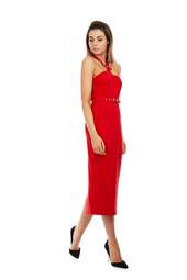 Georgy Collection Athena Dress Red Size M 