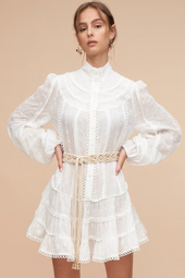 Tigerlily Hanae Mini Dress White Size 8