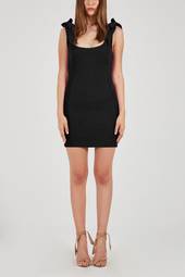 Rebecca Vallance - Dahlia Mini Black Dress Size 6