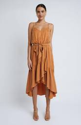 Staple the Label Verona Dress Orange Size 8