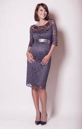 TIFFANY ROSE  Amelia Dress - Charcoal Grey Size 10