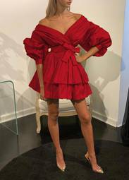 Alin Le’ Kal Chloe Dress Red Size 8