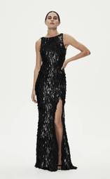 Rachel Gilbert Opus Gown Black Size 10