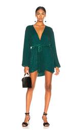 Retrofete Gabrielle Robe Dress Emerald Size 6