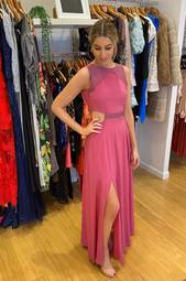 Jonte Silk Maxi Dress Red Size 6
