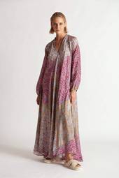 Flannel Equinox Maxi Dress Print Size 8
