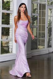 Jadore JX4010 Gown Dress Lilac Size 12