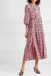 Rixo Emma Midi Dress Print Size 6
