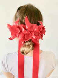 Murley & Co Jonquil Bow  Red