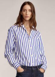 Ralph Lauren Striped Cotton Shirt Print Size 10