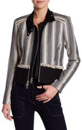 Veronica Beard Destin Tweed Jacket Blazer Print Size 6