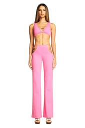 I AM GIA Lucid Crop Top & Pants Set Pink Size 8