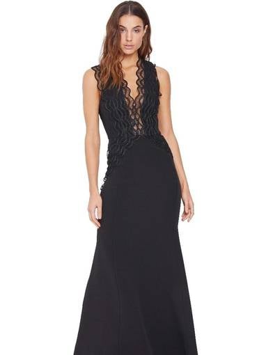 Camilla and Marc Arches Lace Trim Dress Black Size 12