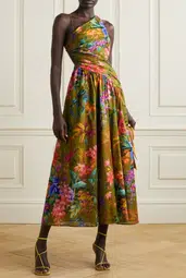 Zimmermann Tropicana Asymmetrical Dress Print Size 12