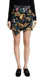 C/Meo Collective Another Lover Mini Skirt - Marigold Print - XXS (4-6)
