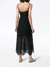 Zimmermann Jaya Wave Bodice Dress Black Size 6