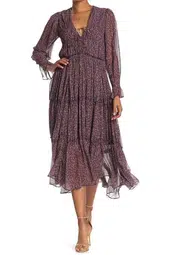 Jonathan Simkhai Eliza Crinkle Chiffon silk dress
