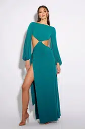 Effie Kats Gisele Gown Green Size 6