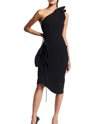 Maticevski Fervent Pental Dress Black Size 8 