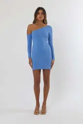 San Sloane Erika Mini Dress Blue Size 6