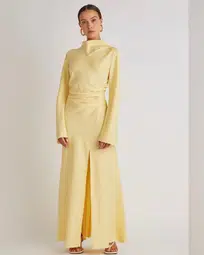 Camilla and Marc Darmascus Dress Yellow Size 10