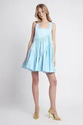 Aje Casabianca Sleeveless Braided Dress Blue Size 12