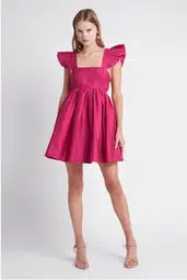 Aje Midsummer Mini Dress Pink Size 10