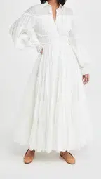 Aje Serenity Maxi Dress White Size 8