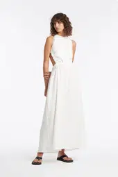 Sir the Label Alena Maxi Dress White Size 6