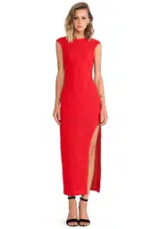 Lumier by Bariano Web of Life Maxi Dress Red 