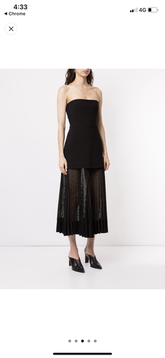 dion lee pink net pleat dress