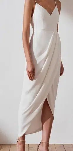 Shona Joy Ivory Dress, Designer Collection