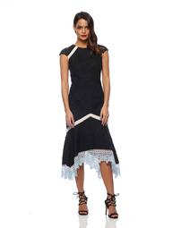 Anika Flip Dress Black Size 12
